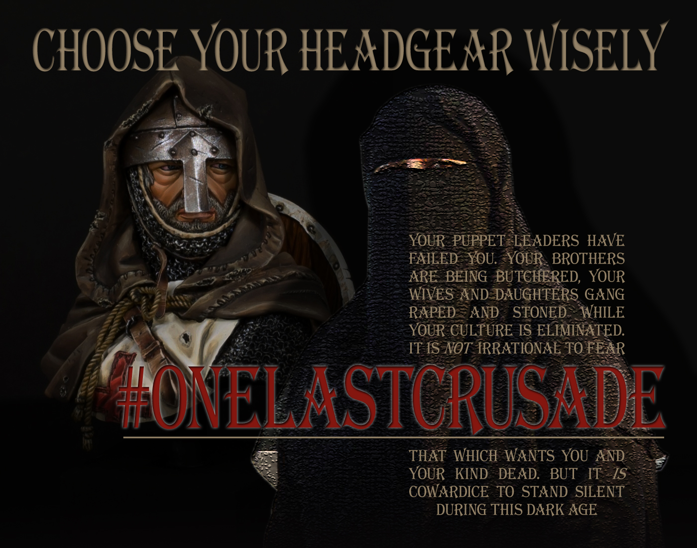 #onelastcrusade